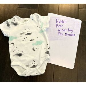 Rabbit Bear Organic Cotton Onesie